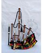 Buchanan Tartan Natural Finish Bagpipe Set
