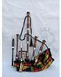 Buchanan Tartan Natural Finish Bagpipe Set