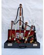 Buchanan Tartan Natural Finish Bagpipe Set