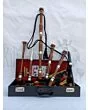 Buchanan Tartan Natural Finish Bagpipe Set
