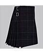 Clunie Charcoal Tartan Kilt