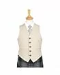 Scottish Wedding Groom Oatmeal Beige & Cream Argyle Jacket