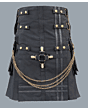 Fashion Utility hybrid Kilt With Chain