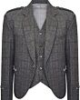 Gray Tweed Men's Argyle Jacket