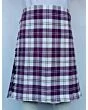 Erskine Dress Purple And White Tartan Kilt