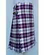 Erskine Dress Purple And White Tartan Kilt