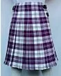 Erskine Dress Purple And White Tartan Kilt