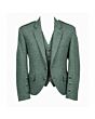 Lovat Green Argyle Tweed wool Kilt Jacket