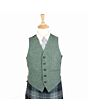 Lovat Green Argyle Tweed wool Kilt Jacket