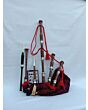 MacDonald Tartan Natural Finish Bagpipe Set