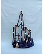 Pride Of Scotland Tartan Natural Finish Bagpipe Set