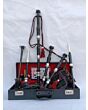 Scottish National Tartan With Black Finish Bagpipe Set