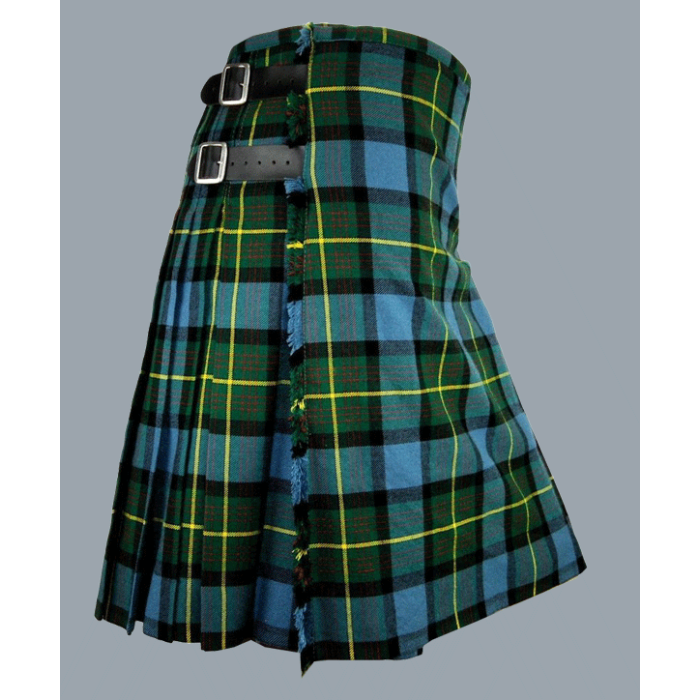 Scottish 8 Yard Clan Muir TARTAN KILT For Men 16 Oz Acrylic Fabric Size 30 to 60 