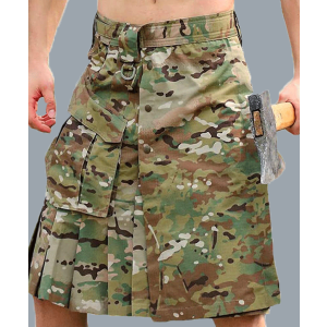 stylish kilt Clothing Gender-Neutral Adult Clothing Shorts Multi camouflage kilt for mens and women kilt for men utility kilt for mens multi camo utility kilt 