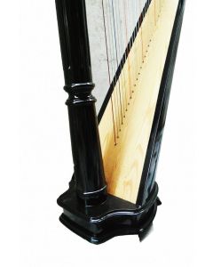 34 String Black Lever Harp