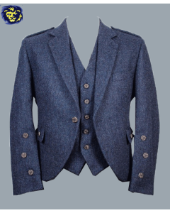 Blue Color Beautiful Argyle Jacket