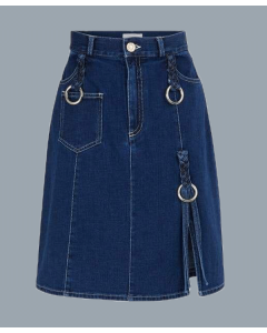 Blue Short Denim Skirt For Women