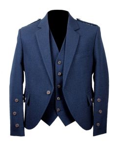 Navy Blue Beautiful Argyle Jacket 