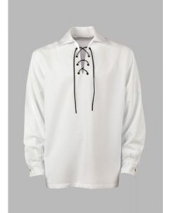 White custom made Jacobite shirt