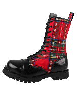 Black Leather And Your Own Tartan Boots