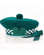 Green Balmoral Scottish Diced Hat