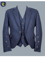 Blue Color Beautiful Argyle Jacket
