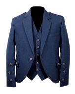 Navy Blue Beautiful Argyle Jacket 